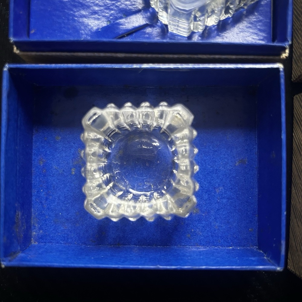 Cambridge Salt Westmorland Spoon Crystal Dip Cellar ST-5b 1.5"‎ JUST CELLAR - Picture 2 of 6